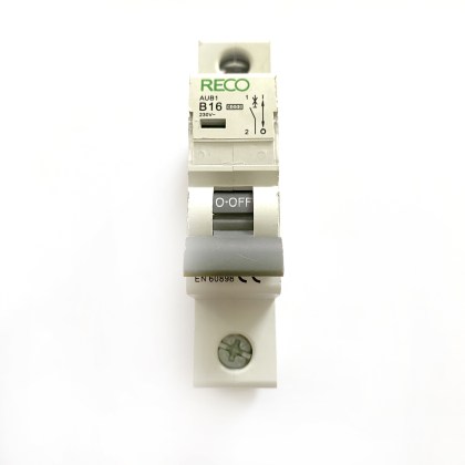 RECO AUB1 B16 16A 16 Amp MCB Circuit Breaker Type B